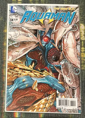 Buy Aquaman #34 New 52 DC Comics 2014 Sent In A Cardboard Mailer • 3.99£