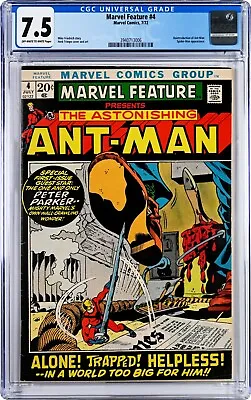 Buy Marvel Feature #4 CGC 7.5 (Jul 1972, Marvel) Herb Trimpe, Astonishing Ant-Man • 71.96£
