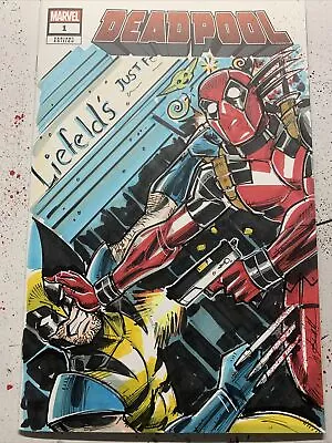 Buy Deadpool 1 Original Sketch Cover Variant Wolverine  • 79.43£