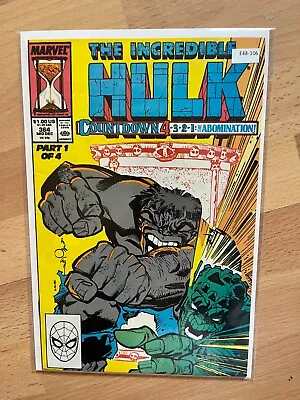 Buy The Incredible Hulk 364 Marvel Comics 7.0 Newsstand - E48-106 • 8£
