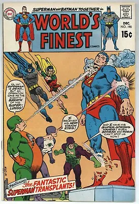 Buy World's Finest 190 Lex Luthor! The Big Four! Batman! Robin! 1969 DC (j#6050) • 10.33£