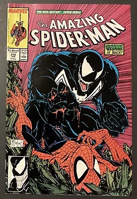 Buy Amazing Spider-man 316, 1989. Venom Returns, Fights Black Cat, By McFarlane. NM • 159.90£