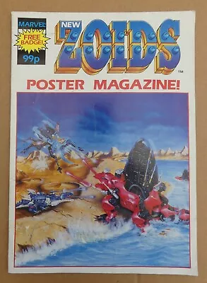 Buy ZOIDS  POSTER Magazine 1986 Marvel VG • 9.99£