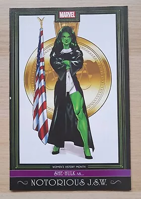 Buy She-hulk #3 Vol 4 Cvr C Bazaldua Womens History Variant With Small Defects • 2£