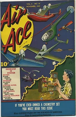 Buy Air Ace   Volume 2   # 12      FVF    11/45     Very Light Sub Crease      • 78.84£