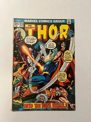 Buy Mighty Thor #214 1st Appearance Of Xorr The God-jewel Sal Buscema Cover And Art • 8.04£