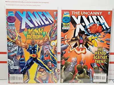 Buy X-Men #52 & Uncanny X-men #333 Marvel 1st App Bastian • 22.14£