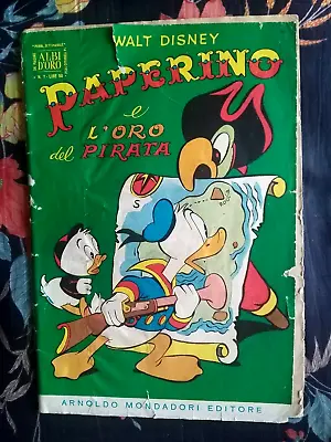 Buy First Appearance Donald Duck By Carl Barks Four Color 9 Italian Edition 1954 Fr • 100£