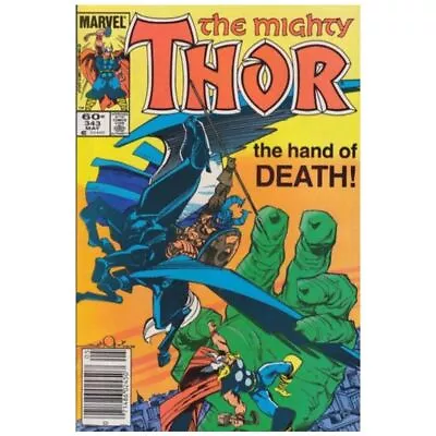 Buy Thor (1966 Series) #343 Newsstand In VF Minus Condition. Marvel Comics [p@ • 3.96£