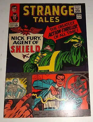 Buy Strange Tales #135 First Nick Fury App Key Issue 1st Hydra 1965 Vf- Nice Copy • 232.35£