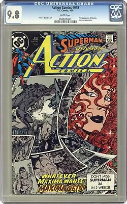 Buy Action Comics #645 CGC 9.8 1989 0942385001 • 134.61£