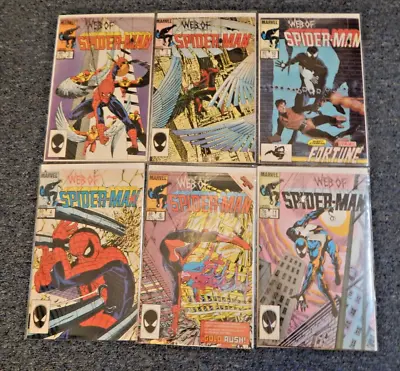 Buy Web Of Spider-Man Marvel Comics Lot Of 32 Starting 1985 Mix From 2 To 65 W/ Extr • 102.50£