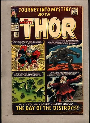 Buy Journey Into Mystery #119_august 1965_vg/f_the Mighty Thor_the Destroyer_loki! • 1.20£