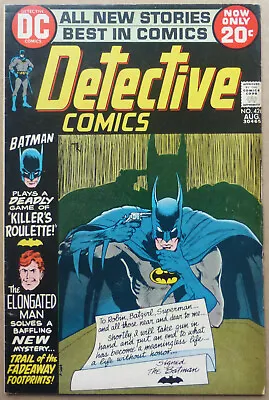 Buy Detective Comics #426, Classic Batman &  Killer's Roulette , Vf- • 20£