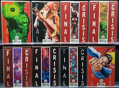 Buy Final Crisis 1 2 3 4 5 6 7 X 2 Dc 2008 1st Calvin Harris Black Superman Variant • 31.86£