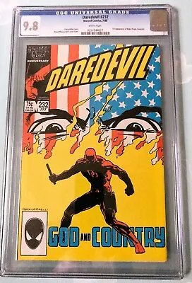 Buy Daredevil #232 CGC 9.8  WP 1st Appearance Of Nuke Marvel 1986 • 139.92£