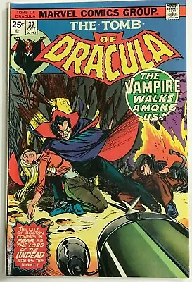 Buy Tomb Of Dracula#37 Vf 1975 Marvel Bronze Age Comics • 12.18£