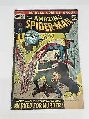 Buy The Amazing Spider-Man #108 Marked For Murder! 1st Appearance Sha Shan • 7.91£