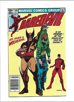 Buy Daredevil #196 (July 1983, Marvel) NM- (9.2) 1st Lord Dark Wind/Wolverine App.!! • 27.71£