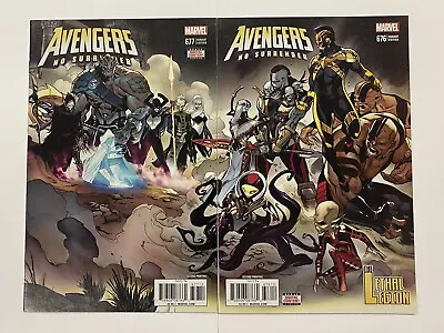 Buy Avengers No Surrender #676 #677 2nd Printing Lethal Legion 1st Appearances • 23.64£