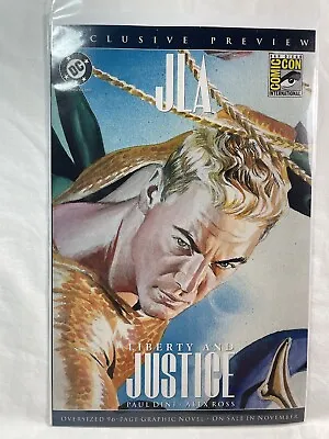 Buy JLA - Liberty And Justice Preview/Ashcan (May 2003) - Alex Ross - AQUAMAN • 7.87£