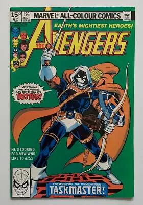 Buy Avengers #196 KEY 1st Full Appearance Of Taskmaster (Marvel 1980) VF- Bronze Age • 149£