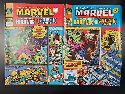 Buy The Mighty World Of Marvel Starring Hulk #298 & #299 Marvel Uk 1977 • 0.99£