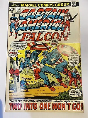 Buy CAPTAIN AMERICA #156 Unstamped Cents Marvel Comics 1972 VF • 14.95£