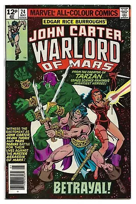 Buy John Carter Warlord Of Mars #24  : F+ :  Betrayal!  • 2.50£