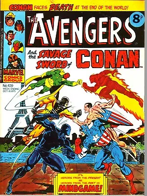 Buy Avengers #109, 110 VF- Marvel UK 1975 • 7.95£