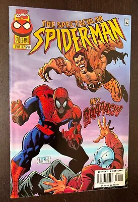 Buy SPECTACULAR SPIDER-MAN #244 (Marvel Comics 1997) -- Kraven The Hunter -- NM- • 6.30£
