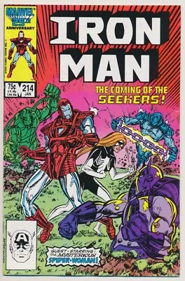 Buy Iron Man #214 Comic Book - Marvel Comics! • 3.96£