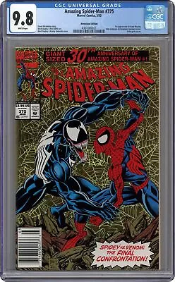 Buy Amazing Spider-Man #375N Newsstand Variant CGC 9.8 1993 4361080021 • 247.85£