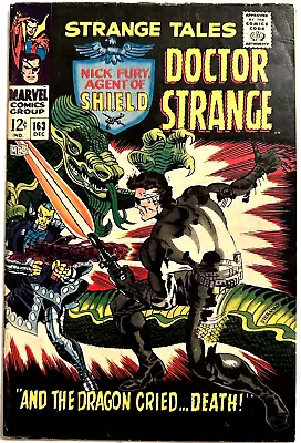 Buy Strange Tales #163 VG+ (1967) 🔑: 1st Clay Quartermain / Jim Steranko • 32.02£