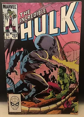 Buy Incredible Hulk #292 Comic Marvel Comics Bronze Age • 3.85£