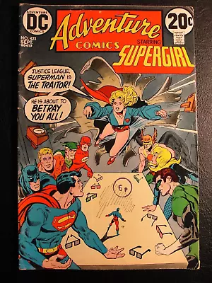 Buy Adventure Comics #423 Sep 1972  Supergirl Superman Justice League Dc Comics • 3.99£