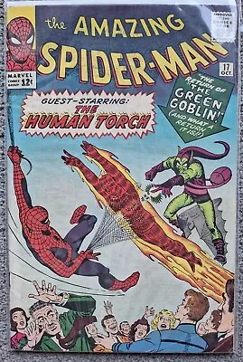 Buy Amazing Spider-man #17 2nd Green Goblin 1964 Key 🔑  • 400£