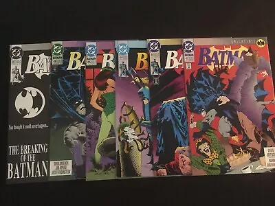 Buy BATMAN #492-497, DETECTIVE COMICS #659-663 Knightfall Issues, VFNM Condition • 11.96£