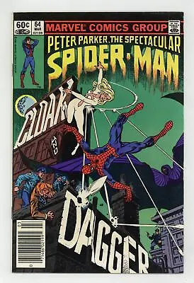 Buy Spectacular Spider-Man Peter Parker #64 FN 6.0 1982 1st App. Cloak And Dagger • 60.71£