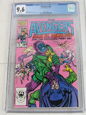 Buy The Avengers #269 CGC 9.6 WP July 1986 Marvel Comics 4251605005 • 60.98£