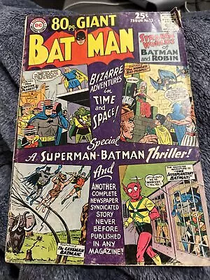 Buy 80-page Giant #12 Batman ~ 1965 Dc Comics ~ Sheldon Moldoff Cover & Art • 11.83£