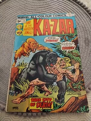 Buy Marvel Comics - KaZar Lord Of The Hidden Jungle -#10 August 1975 Bronze Age • 2.50£