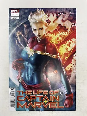 Buy Life Of Captain Marvel #1 2018 Stanley  Artgerm  Lau Variant MCU Marvel Comics • 8.02£