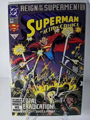 Buy Action Comics #690 (1993) Last Son Of Krypton Becomes Eradicator. 12 PICTURES  • 2.81£