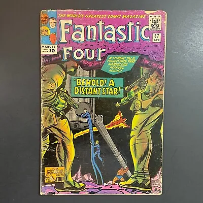 Buy Fantastic Four 37 1st Anelle Silver Age Marvel 1965 Stan Lee Jack Kirby Comic • 22.75£