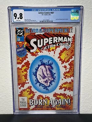 Buy DC Action Comics Superman #687 1993 CGC 9.8 Stern Guice Last Son Krypton Poster • 60.05£