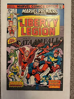 Buy Marvel Premiere #29 Comic Book  1st App Liberty Legion • 4.18£