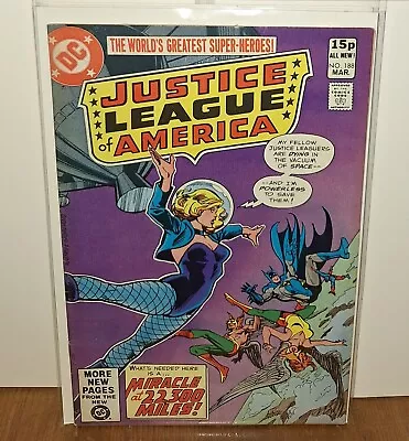 Buy Justice League Of America #188 Uk Pence Variant Dc Comics 1981 • 3.99£