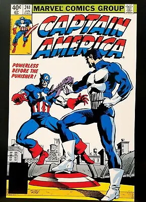 Buy Captain America #241 12x16 FRAMED Art Poster Print By Frank Miller, 1980 Marvel  • 37.90£