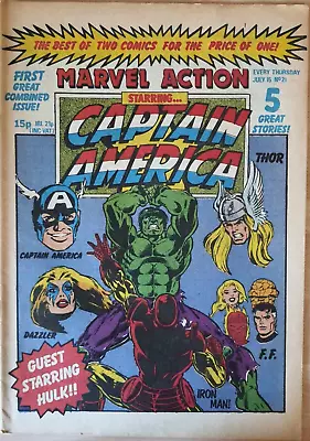 Buy Captain America #21 Marvel Comics UK 1981 Dazzler, Thor, Iron Man • 4£